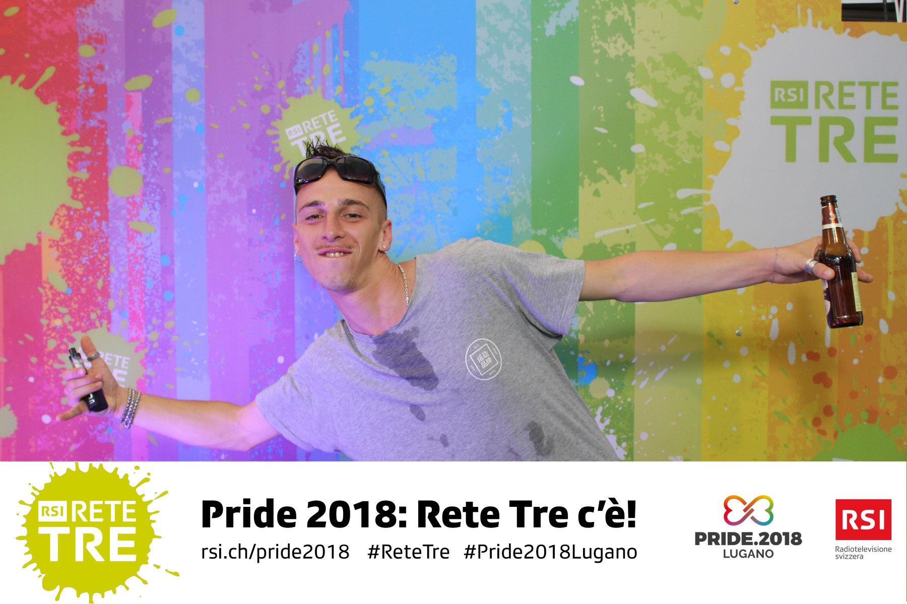 Rivedi tutte le foto scattate da Rete Tre al Pride 2018 su rsi.ch/retetre #RSIReteTre #Pride2018Lugano. Foto: