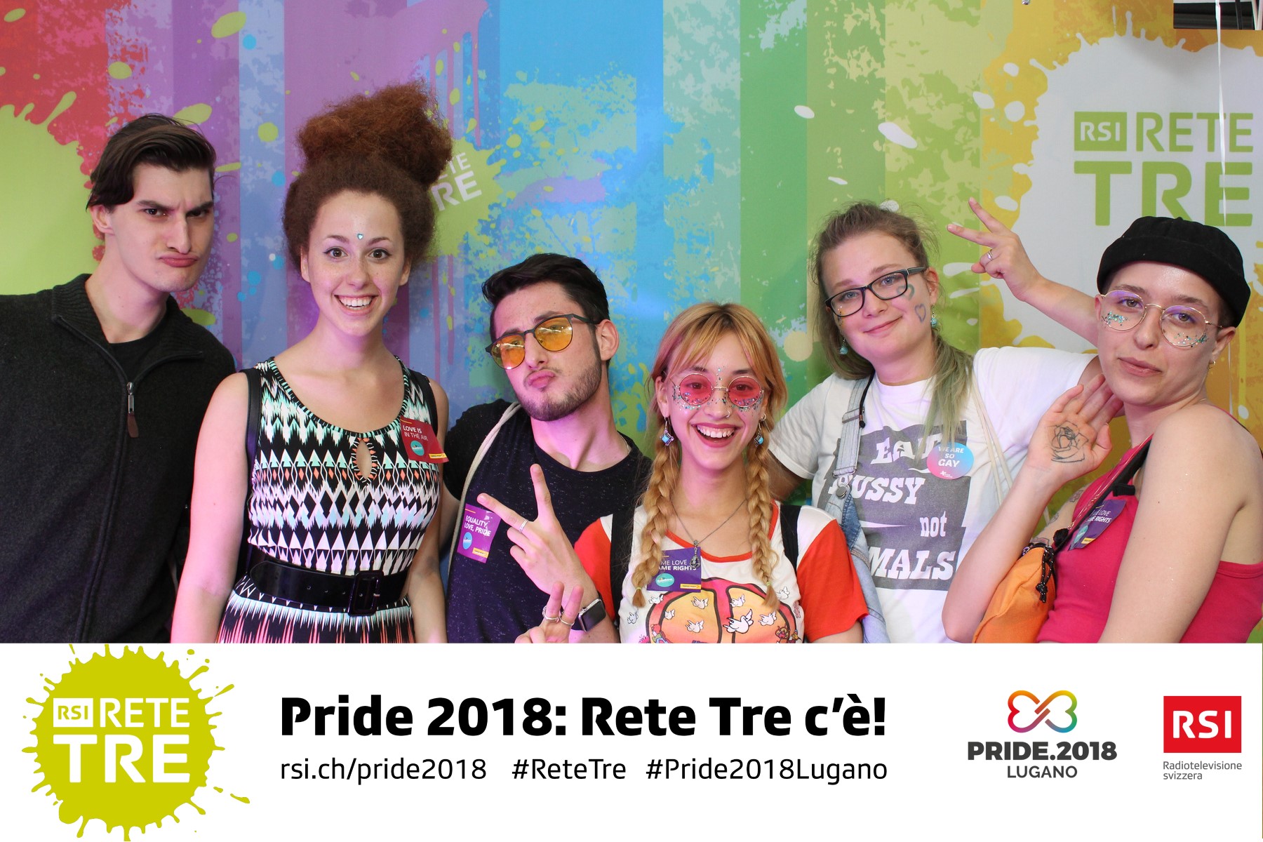 Rivedi tutte le foto scattate da Rete Tre al Pride 2018 su rsi.ch/retetre #RSIReteTre #Pride2018Lugano. Foto: